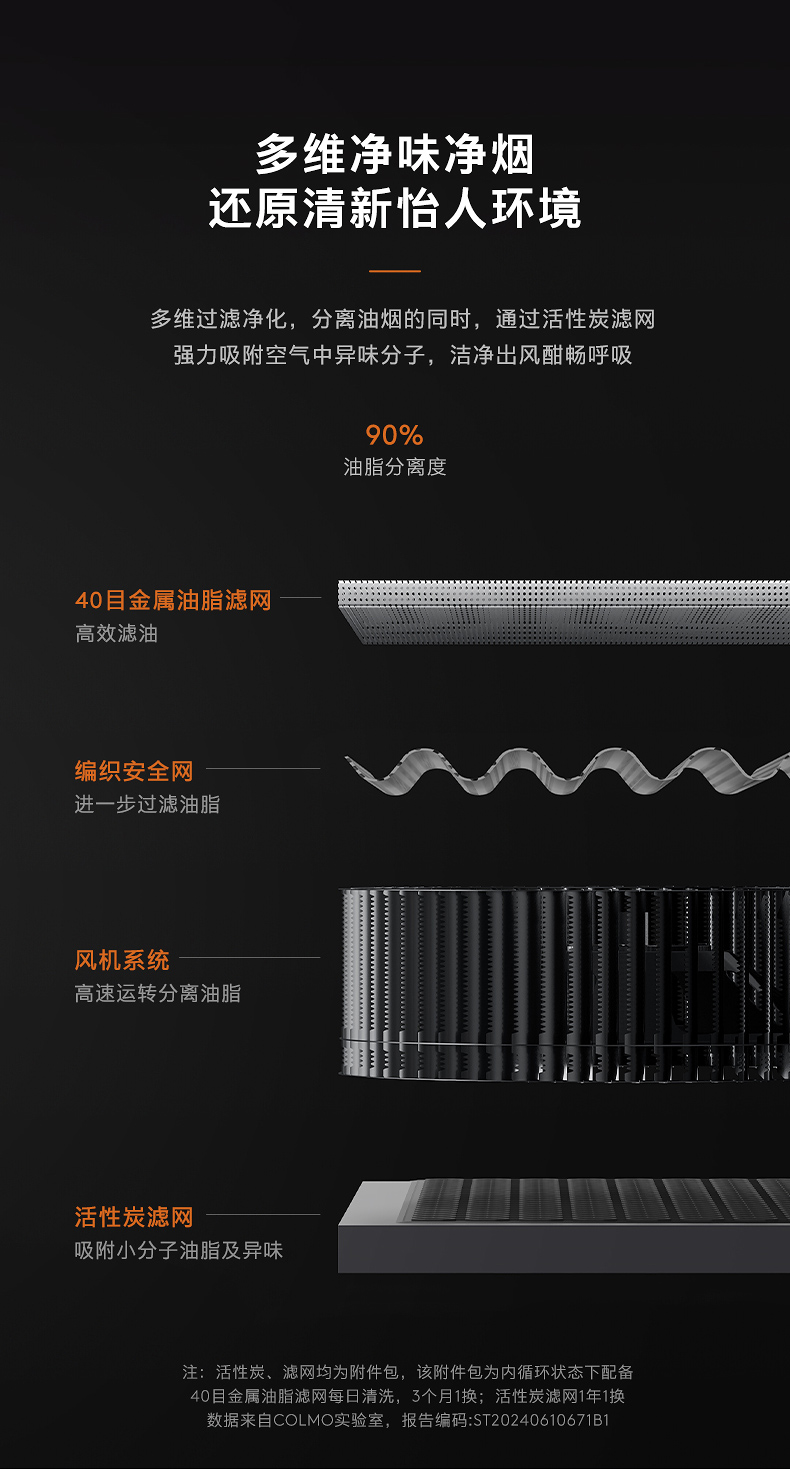 COLMO 煙灶一體機(jī) （主機(jī)+內(nèi)循環(huán)煙管）FLOWIN
